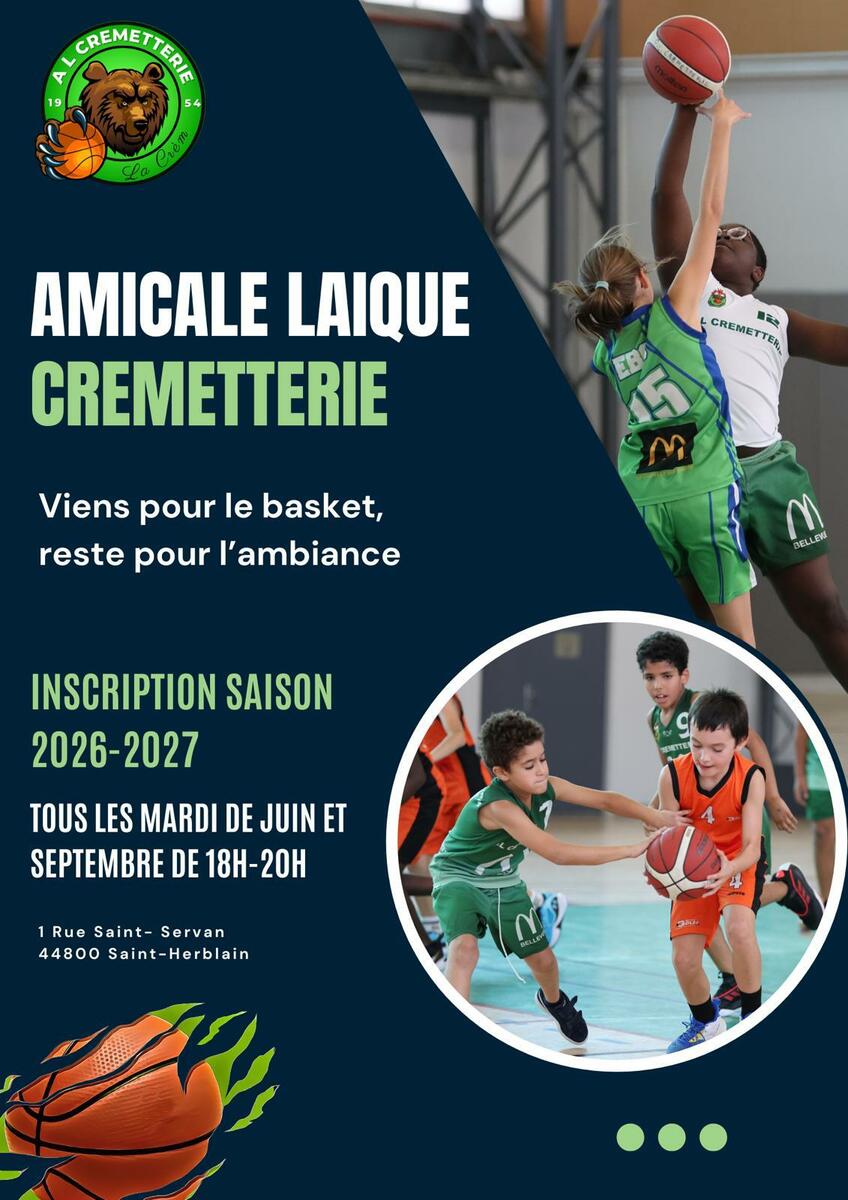 Inscriptions & Réinscriptions – Saison 2026-2027
