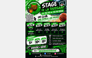 Stage de La Toussaint